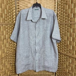 Cubavera Men’s Shirt Size XXL Linen